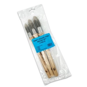 Pioneer Swift Round Sash Brush Set Of 3