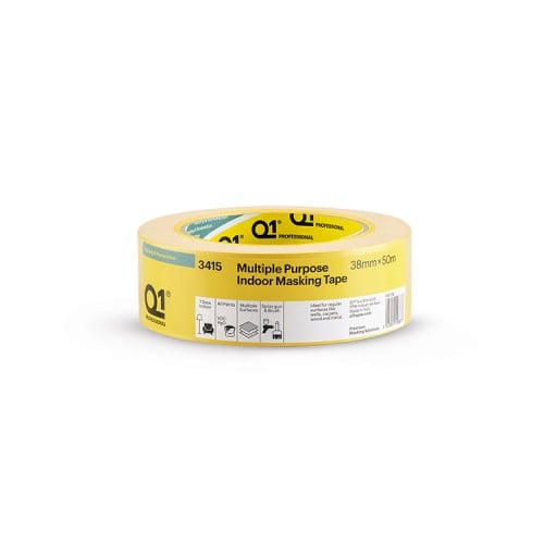 Q1 3415 Multi Purpose Indoor Masking Tape 1.5" / 38mm