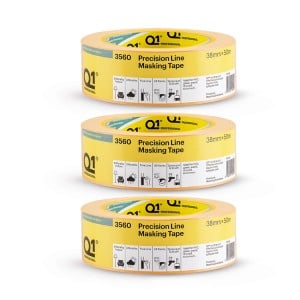 Q1 3560 Precision Line Masking Tape 1.5" / 38mm 3 PACK