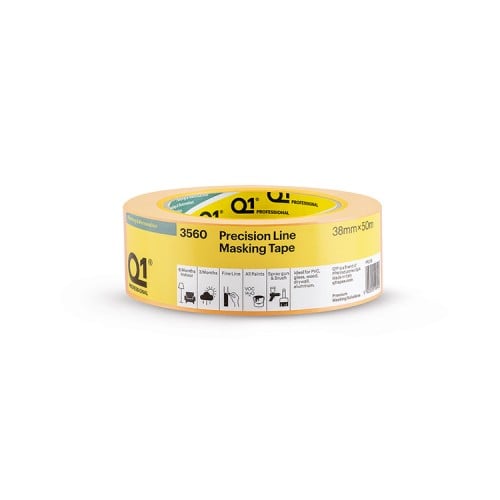 Q1 3560 Precision Line Masking Tape 1.5" / 38mm 