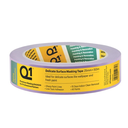 Q1 3570 Delicate Surface Masking Tape 1" (Purple)