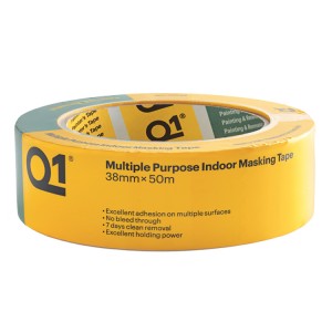 Q1 3415 Multi Purpose Indoor Masking Tape 1.5" / 38mm