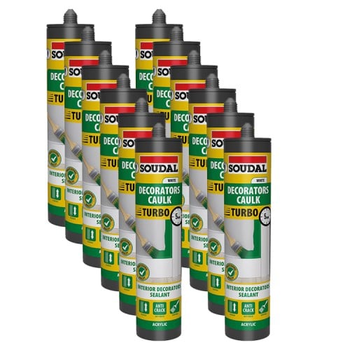 Soudal Turbo Decorators Caulk 290ml (Case of 12) Soudal Turbo Decorators Caulk 290ml (Case of 12)