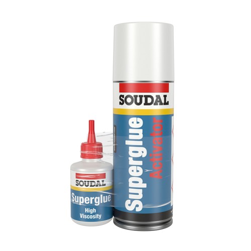 Soudal Superglue Mitre Kit 200ml + 50g Soudal Superglue Mitre Kit 200ml + 50g