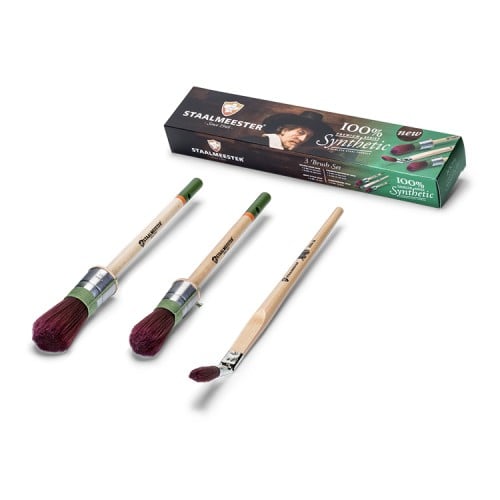 Staalmeester Pro-Hybrid Sash & Fitch Brush Set Staalmeester Pro-Hybrid Sash & Fitch Brush Set