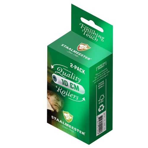 Staalmeester Microfelt Mini Roller 4" 5mm Nap 2 Pack Staalmeester Microfelt Mini Roller 4" 5mm Nap 2 Pack