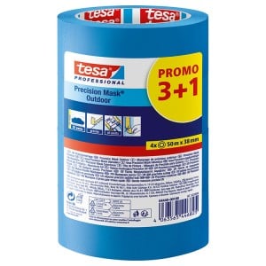 Tesa Professional 4440 Precision Mask Outdoor 1.5" /38mm (BLUE) 3 + 1 PROMO PACK