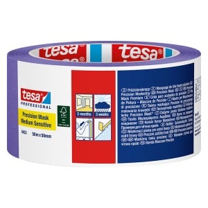 Tesa Precision 4453 Medium Sensitive Masking Tape 2" / 50mm (Purple)