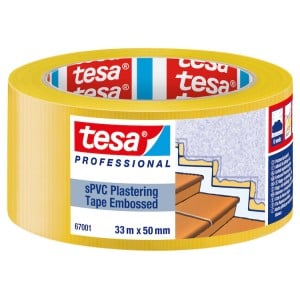Tesa 67001 sPVC Plastering Tape Embossed