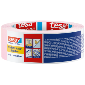 Tesa Precision Masking Tape Sensitive 1.5" / 38mm (Pink)
