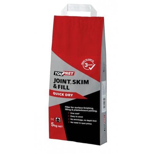 Toupret Joint, Skim & Fill Quick Dry 5KG Toupret Joint, Skim & Fill Quick Dry 5KG