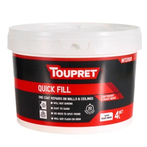 Toupret Quick Fill Lightweight Filler 4L