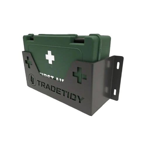 TradeTidy First Aid Kit + Holder - Grey