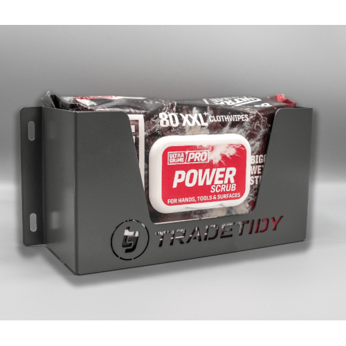 TradeTidy UltraGrime Wipes Holder - Grey