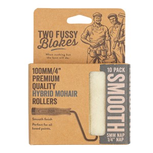 Two Fussy Blokes 4" Smooth Mohair Hybrid Mini Rollers 10 Pack (5mm)