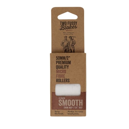 Two Fussy Blokes 2" Smooth Mini Rollers 4 Pack (5mm) Two Fussy Blokes 2" Smooth Mini Rollers 4 Pack (5mm)