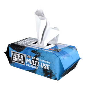 UltraGrime Pro Multi-Use XXL Hand Wipes - 100 Pack