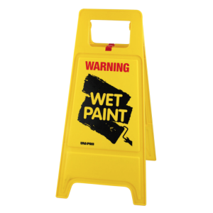 Uni-Pro Wet Paint Warning Sign