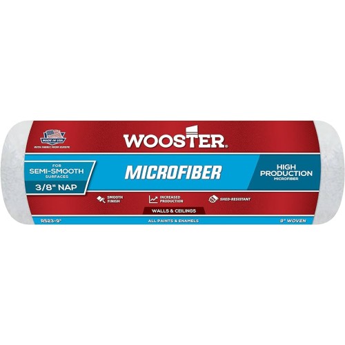 Wooster 9" Microfiber 3/8" Nap (Semi Smooth)
