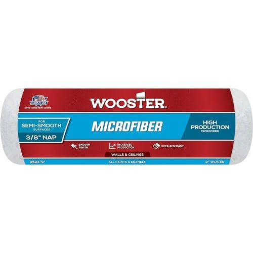 Wooster 9" Microfiber 3/8" Nap (Semi Smooth)
