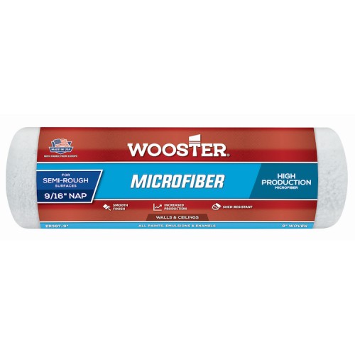Wooster 9" Microfiber 9/16" Nap (Semi Rough)