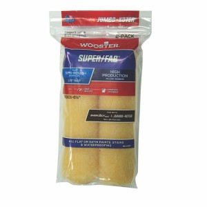 Wooster Jumbo Koter Super/Fab 6.5" Mini Roller Sleeves Twin Pack (1/2" NAP)