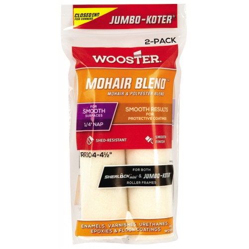 Wooster Jumbo Koter Mohair Blend 4.5" Mini Rollers Twin Pack