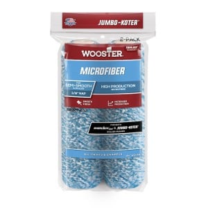 Wooster Jumbo Koter Microfiber 6.5" Mini Rollers Twin Pack