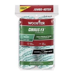 Wooster Jumbo Koter Cirrus X 4.5" Mini Rollers Twin Pack (3/4" Nap - Rough)