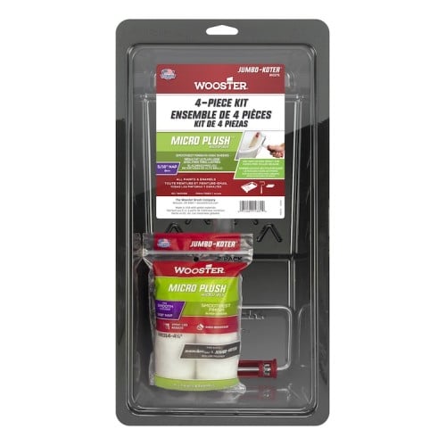 Wooster Jumbo Koter Micro Plush Mini Roller Kit