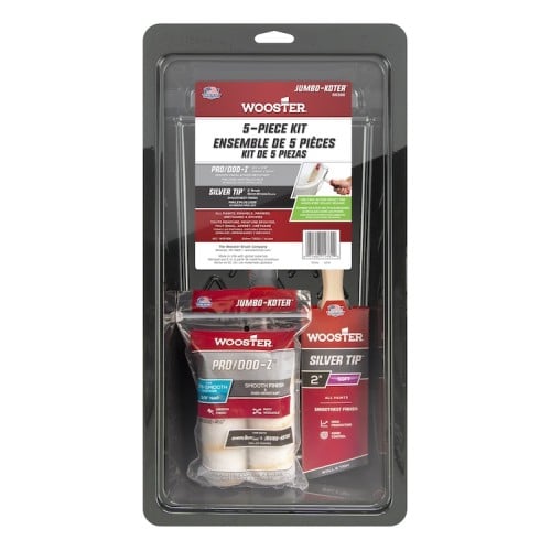 Wooster Jumbo Koter Pro/Doo-z & Silver Tip Kit