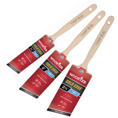 Wooster Gold Edge Angle Sash 3 Pack - 1.5", 2", 2.5"