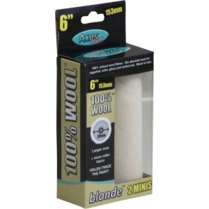 Axus Decor 100% Natural Wool 6" Mini Roller Sleeves Pack Of 2