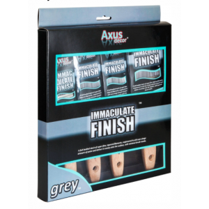 Axus Grey Immaculate Finish Brush 4 Pack S-Finish