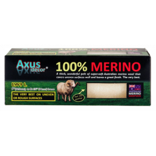 Axus 100% Merino Sheepskin 9" Roller Sleeve Long Pile