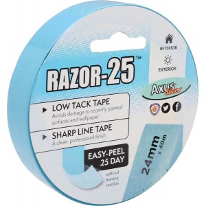 Axus Decor Razor-25 Low Tack Masking Tape 1" / 24mm