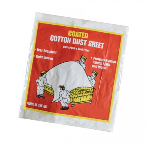 Premium Coated Cotton Dust Sheet 24 x 4.5ft