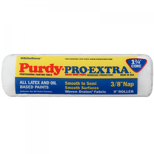 Purdy Pro Extra 9" White Dove 3/8" Nap (Semi Smooth)