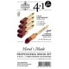 Staalmeester Flat Brush Set 4 Pack With FREE Sash Staalmeester Flat Brush Set 4 Pack With FREE Sash