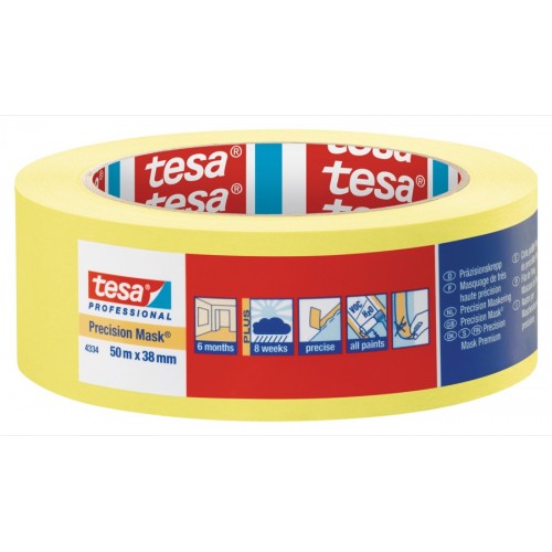 Tesa Yellow Precision Masking Tape 1.5" / 38mm