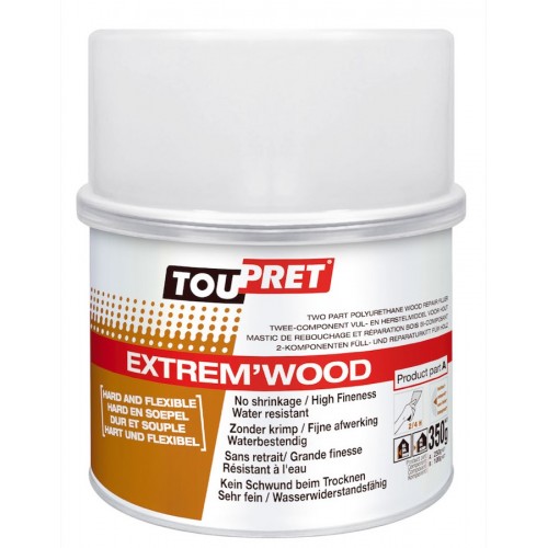 Toupret Extrem'Wood Two Part Filler 350g