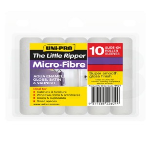 Uni-Pro High Tech Micro-Fibre 4" 10mm Nap 10 Pack