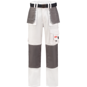 WorkMan 1084 Classic Worker Trouser White/Grey